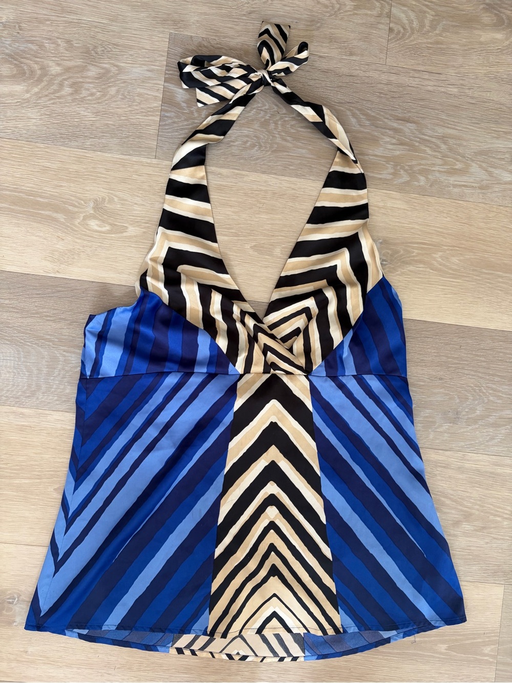 The Limited Y2K Striped Halter Top Size XL